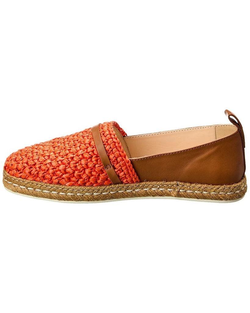 Tod's TOD’s Gomma Raffia & Leather Espadrille 2