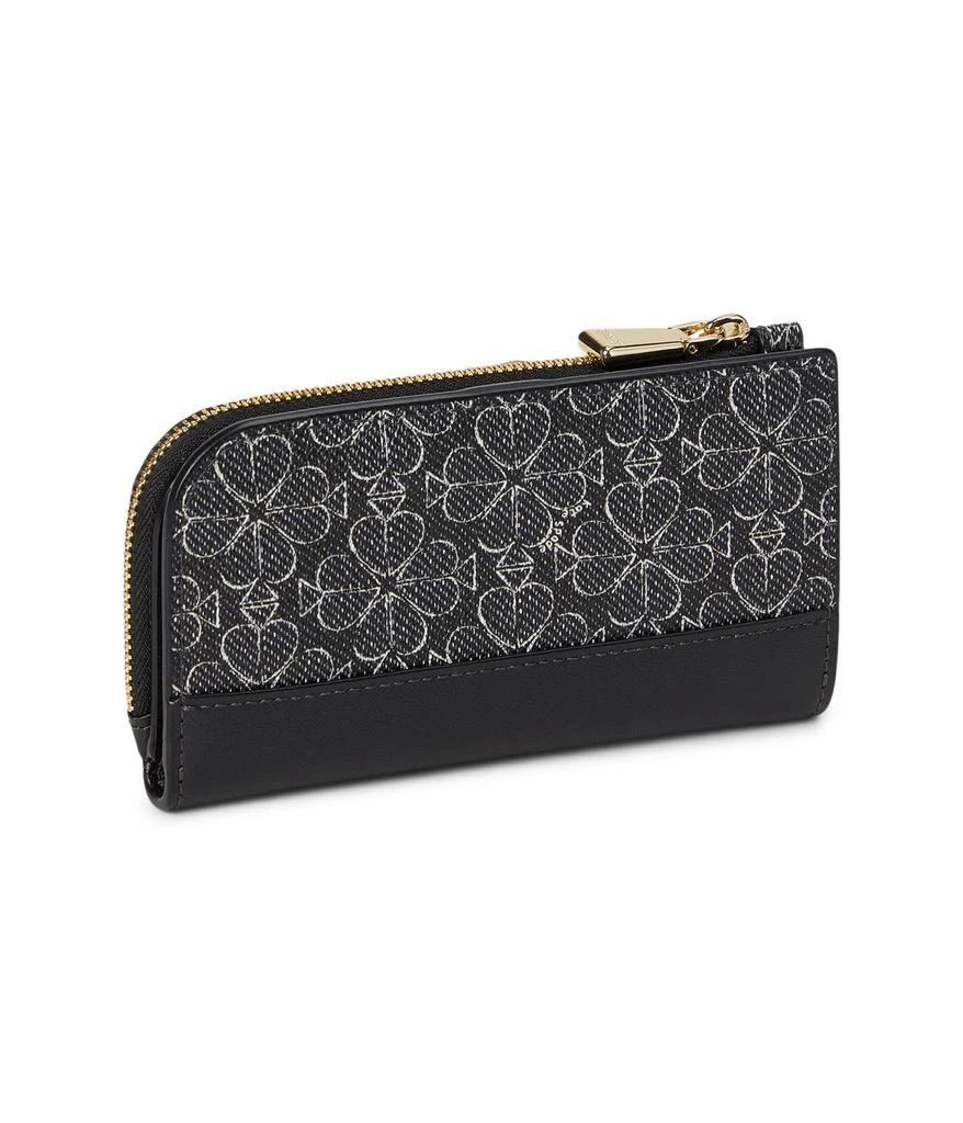 Kate Spade Spade Flower Coated Canvas Small Slim Bifold Wallet 2