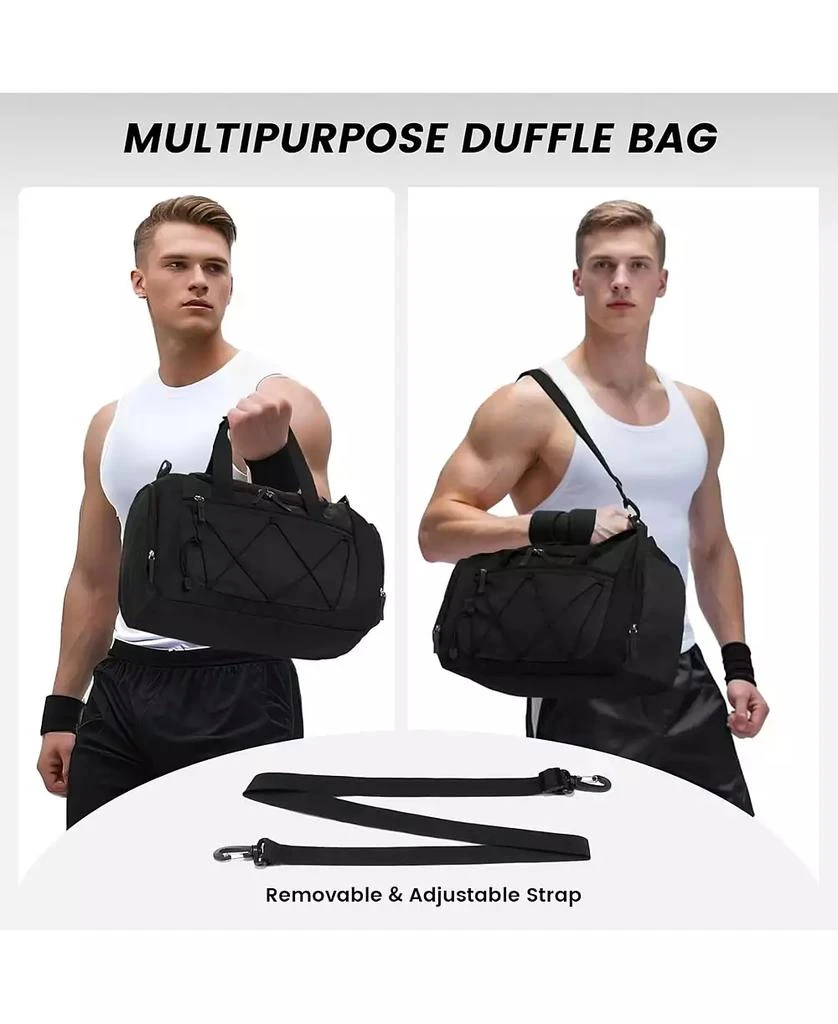 Urtala Roomy Gym Bag for Men - 21 Inches Duffle Bag with Shoe Compartment, Lightweight Travel Bag for Sports, Gym & Weekend Trips 4