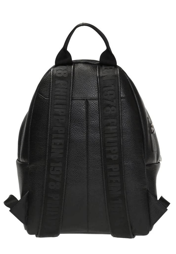 Philipp Plein Philipp Plein Mens Black PP1978 Elkskin Backpack 3
