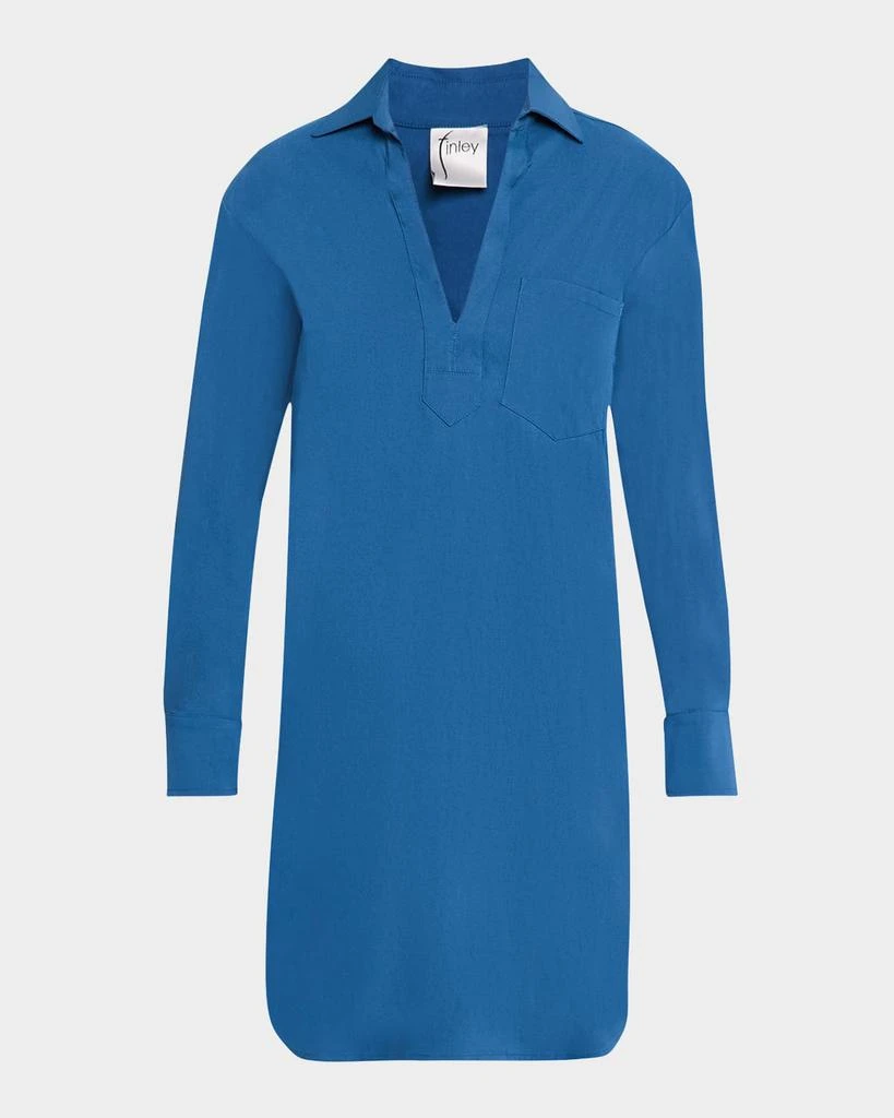 Finley Julia Deep V-Neck Stretch Shirtdress 1