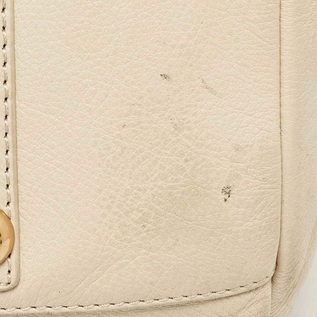 Marc Jacobs Marc by Marc Jacobs Off White Leather Classic Q Baby Groovee Satchel 12