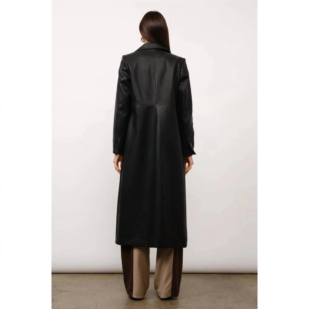 Loucia Loucia - Thalia Faux Leather Coat 2