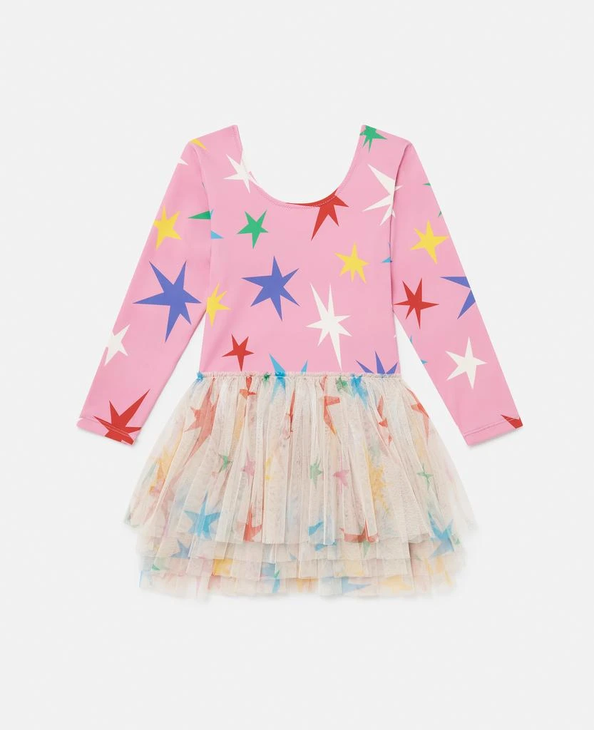 Stella McCartney Stella McCartney - Star Pattern Tulle Dress, Woman, Pink, Size: 6 1