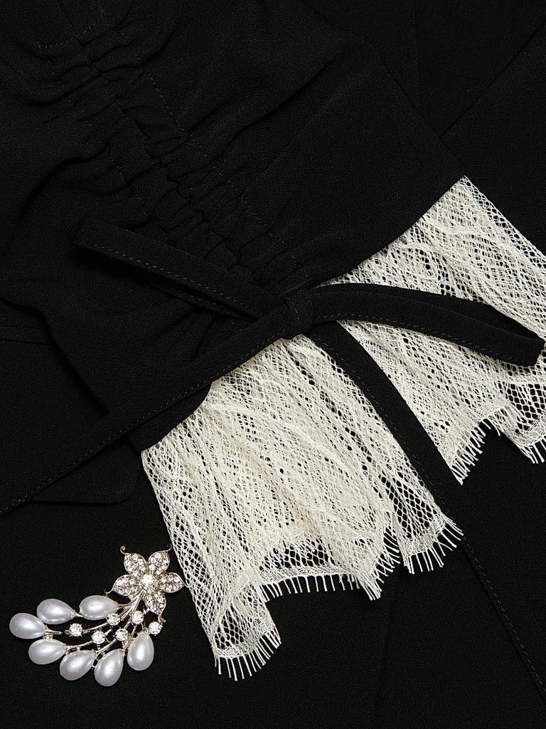 Cinq à Sept Roxie Crystal Brooch Blazer 7