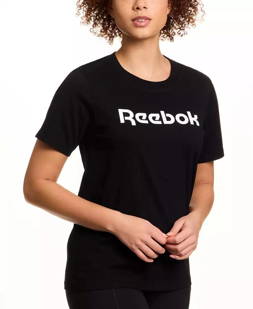 Reebok Women's Cotton Logo-Graphic Crewneck T-Shirt 3