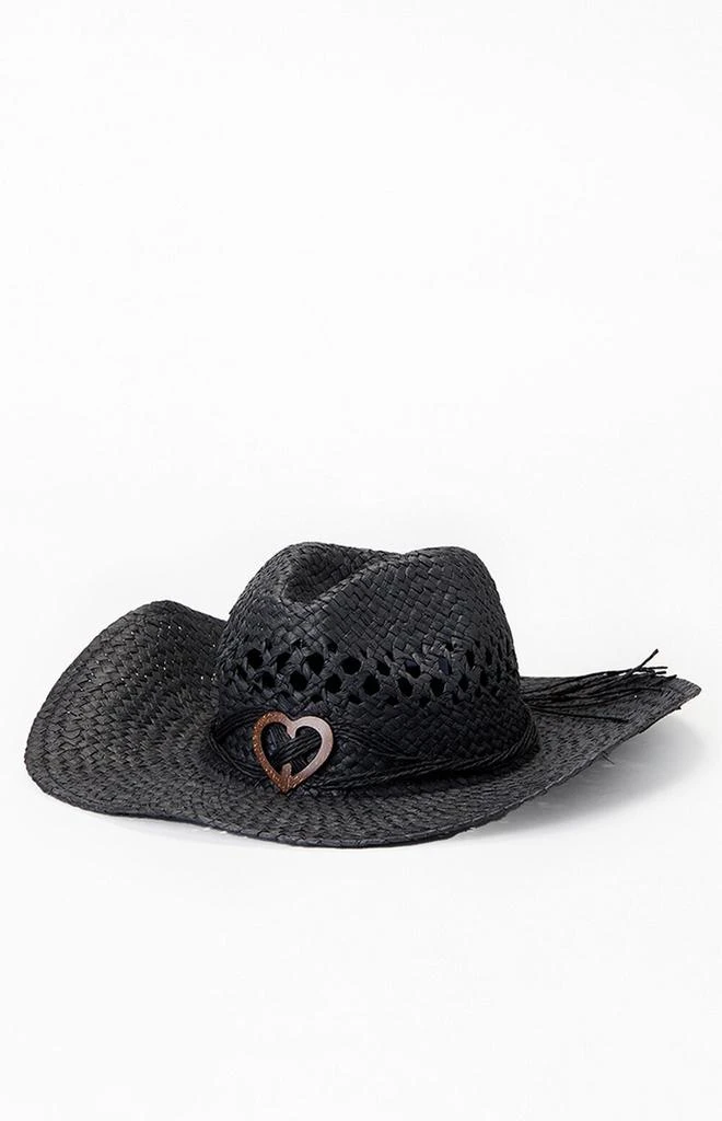 PacSun Straw Heart Cowboy Hat 4
