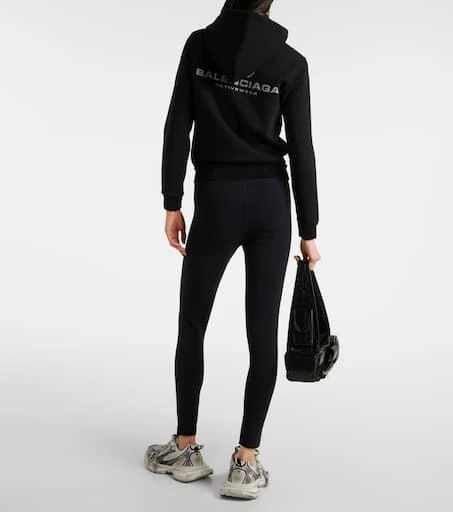 Balenciaga Cotton-blend jersey hoodie 3