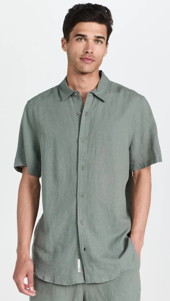 Onia Standard Short Sleeve Linen Shirt 1