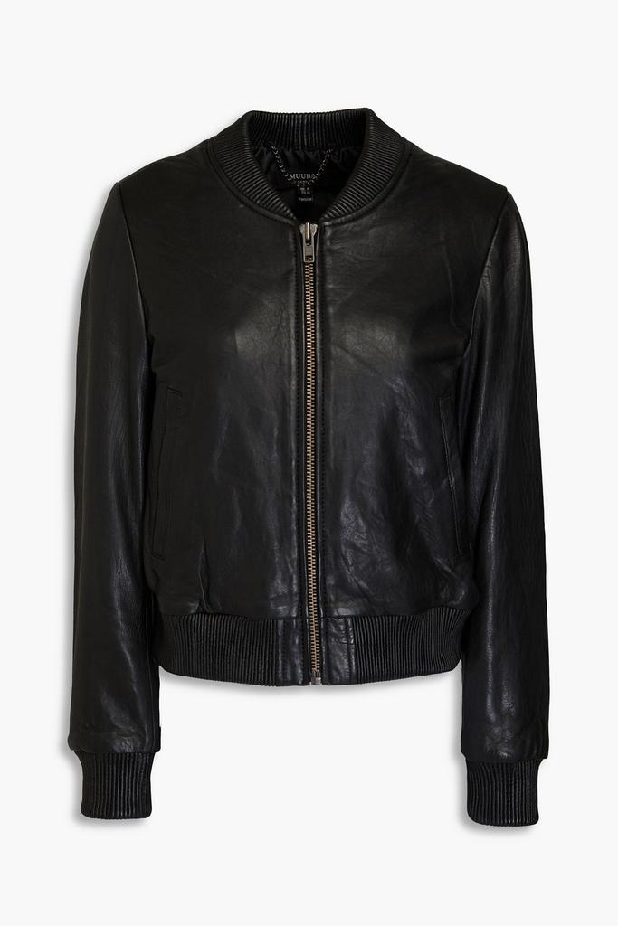 Muubaa Leather bomber jacket