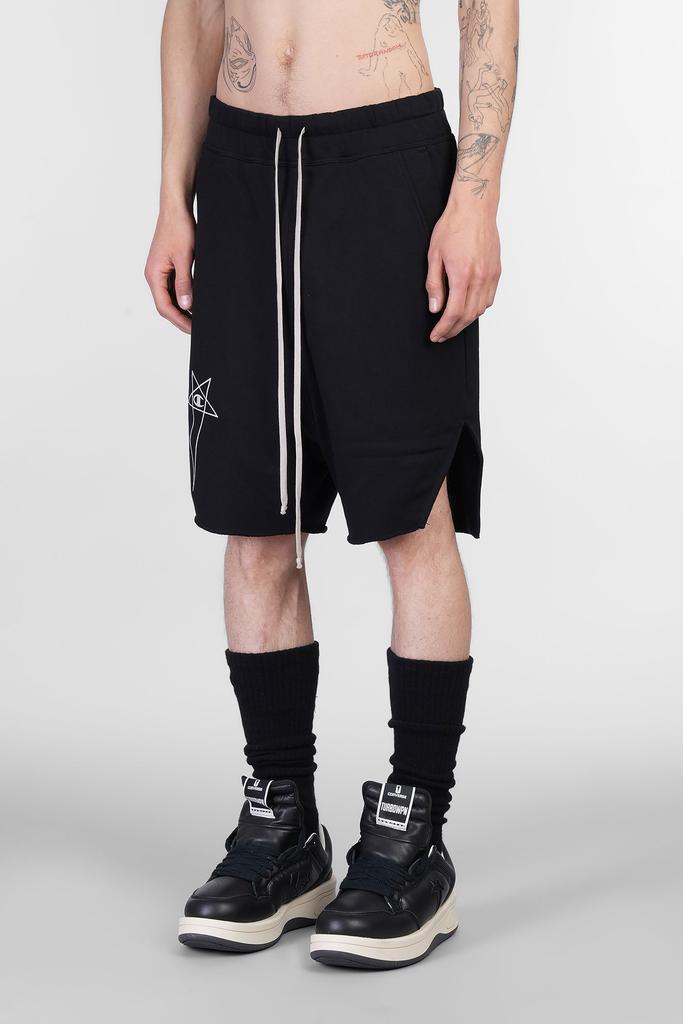 RICK OWENS × Champion BEVELED PODS Rick Owens X Champion Beveled Pods Shorts | Grey | FARFETCH