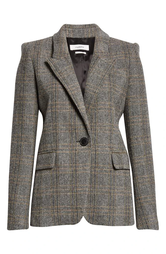 Isabel Marant Étoile Kerstin Herringbone Wool Jacket 6