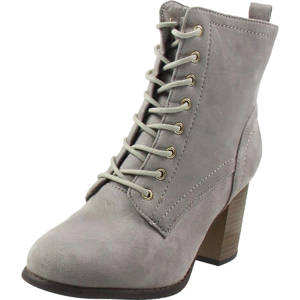 Journee Collection WD Baylor Womens Heeled Zipper Ankle Boots 1