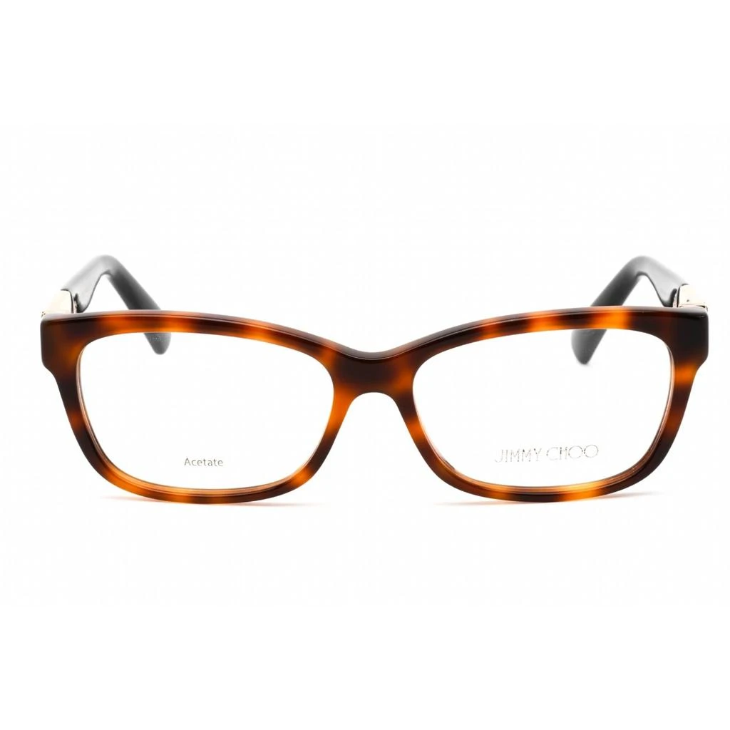 Jimmy Choo Jimmy Choo Women's Eyeglasses - Full Rim Cat Eye Havana/Black Frame | JC110 06VL 00 2
