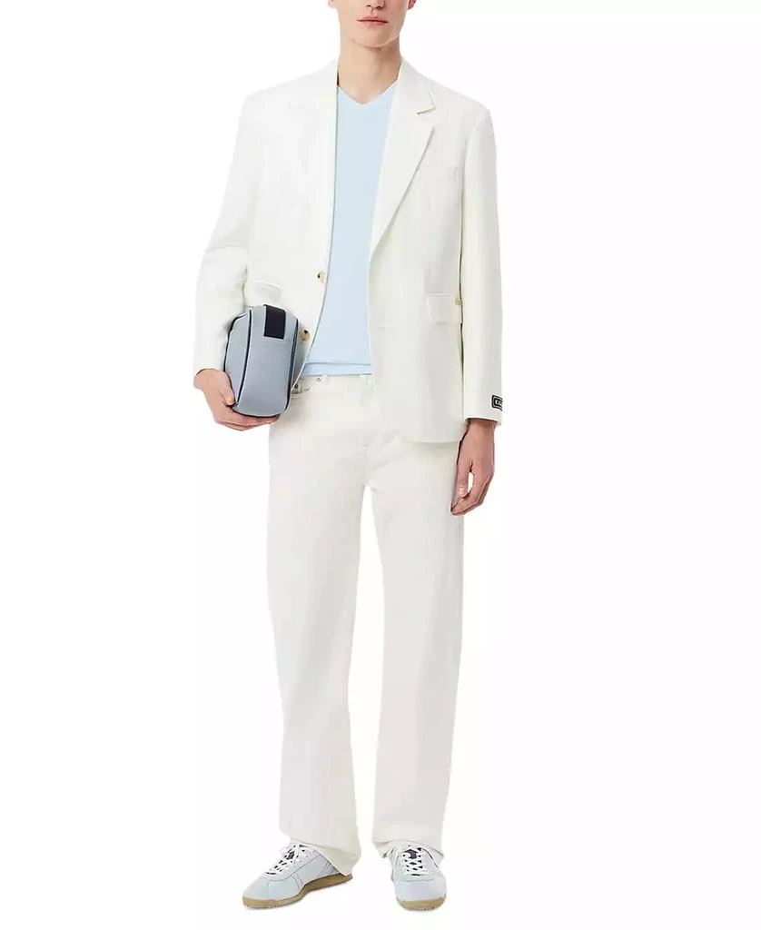 Lacoste Men’s Classic V-Neck Soft Pima Cotton Tee Shirt 4