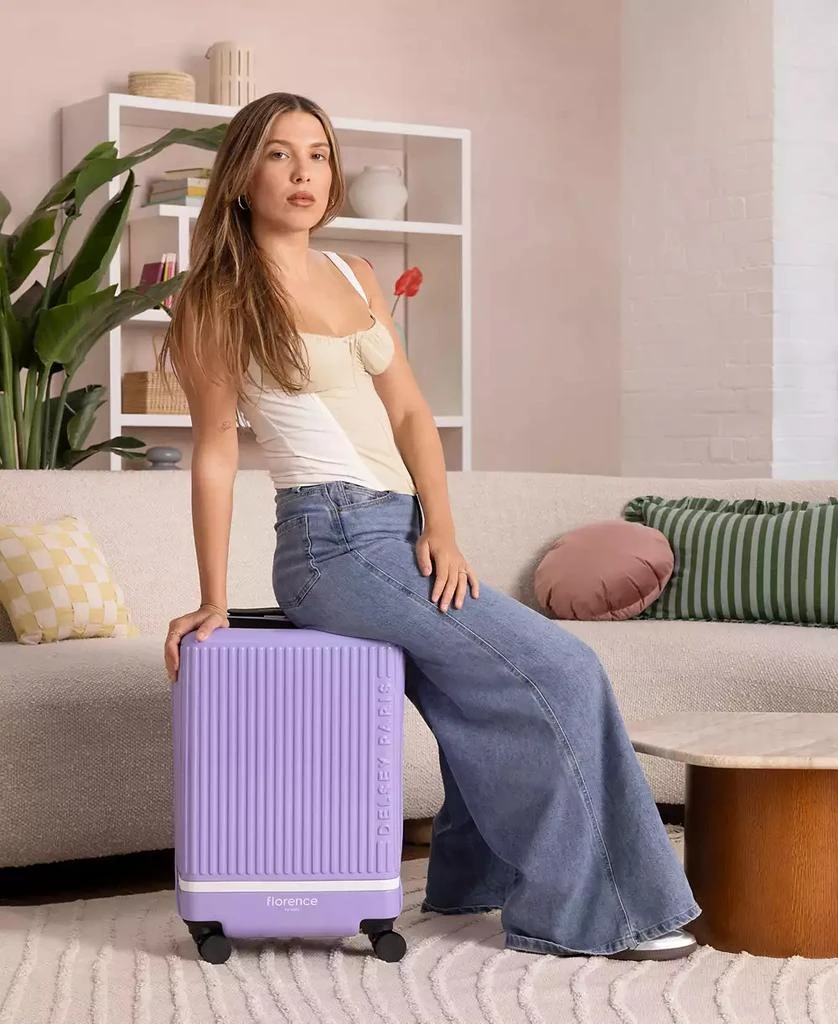 florence by mills x Delsey Paris 20" Spin Me Away Expandable Carry-On Spinner Upright 4