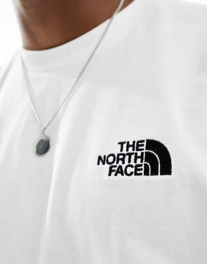 The North Face The North Face Simple Dome logo oversized t-shirt in white 2