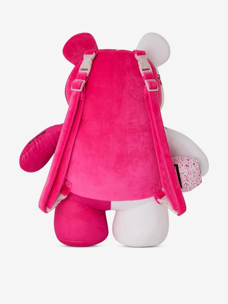 SprayGround Kids Vandal Teddy Bear Backpack in Pink (46cm) 2