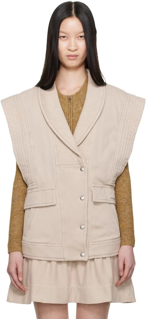 Isabel Marant Beige Naelle Vest 1