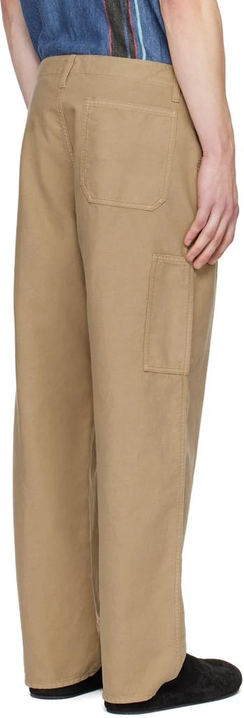 The Row Tan Marlon Trousers 3