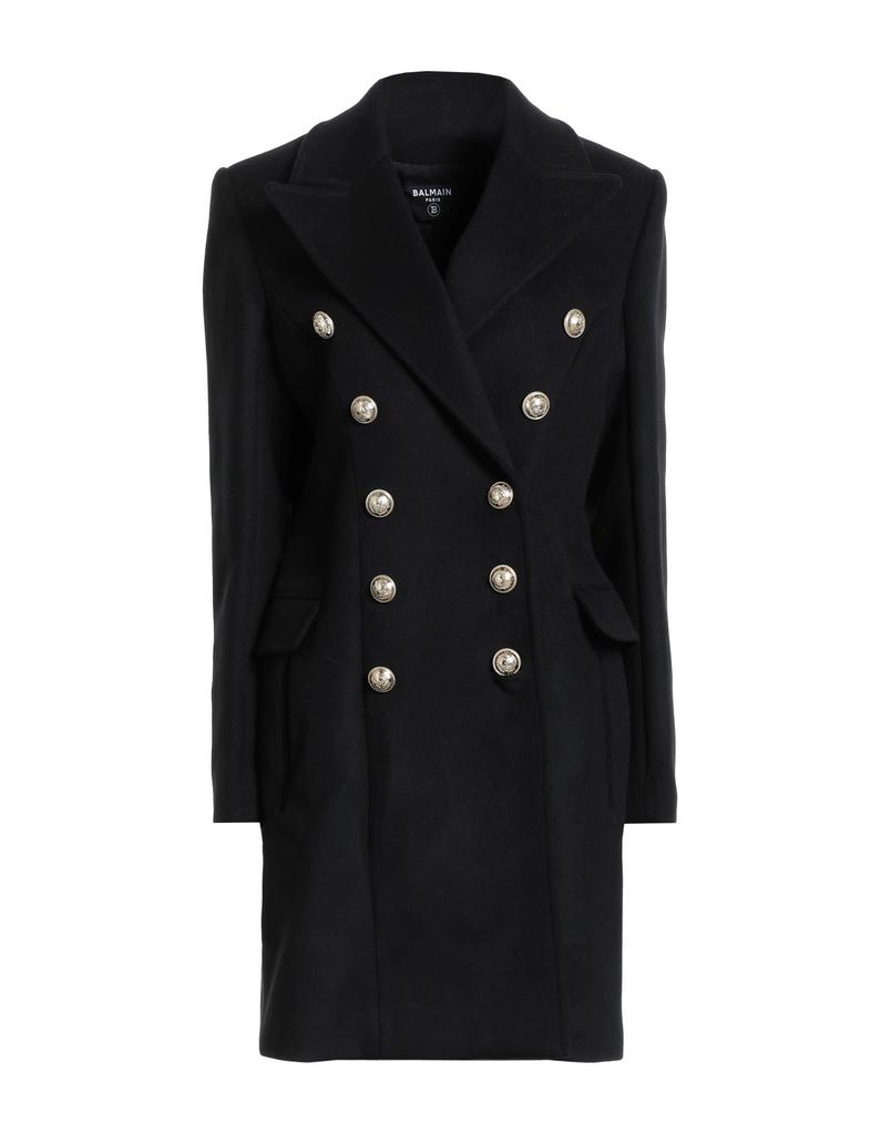 コート BALMAIN Women Coats XF1UD045WB27 0PA Black Balmain Coat - Coats - Compare Prices from 6+ Stores - Free
