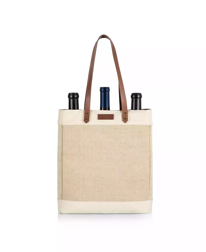 Legacy Legacy Pinot Jute 3 Bottle Insulated Wine Bag 3