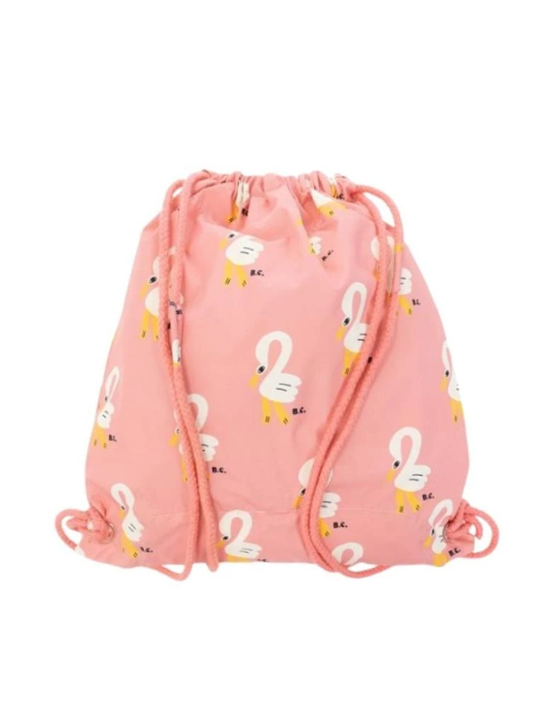 BOBO CHOSES Bobo Choses Pelican Print Drawstring Backpack 2