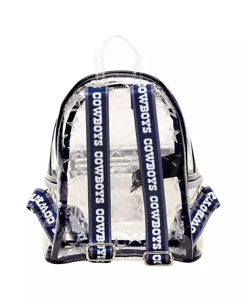Loungefly Men's and Women's Dallas Cowboys Clear Mini Backpack 4