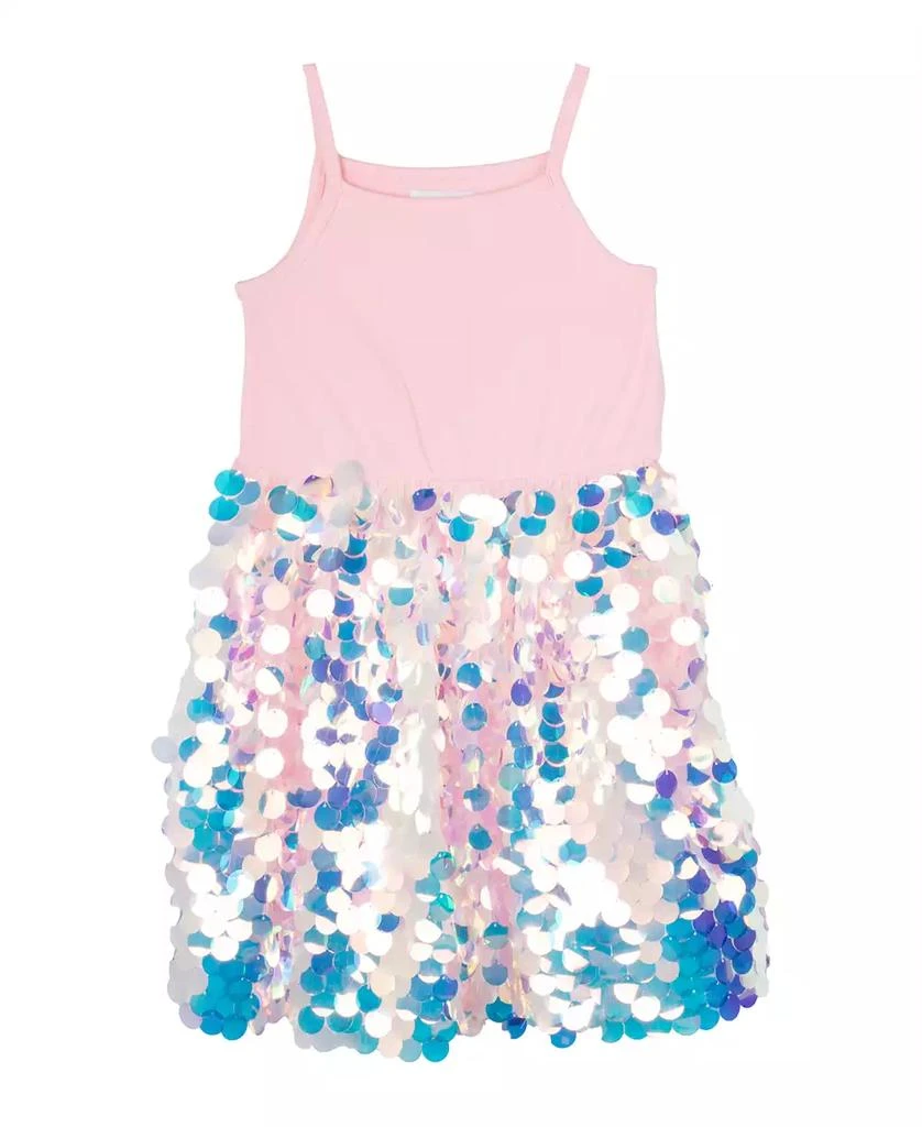 Sparkle & Shine Little Girls Sequin Bubble Skirt with Sweatshirt, 2-Piece Set 4