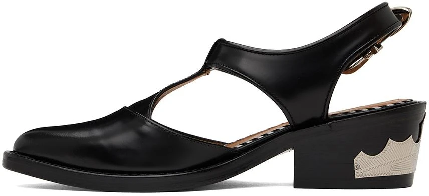 Toga Pulla Black Slingback Heels 3