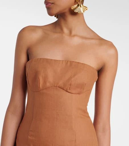 SIR. Evalita linen maxi dress 4