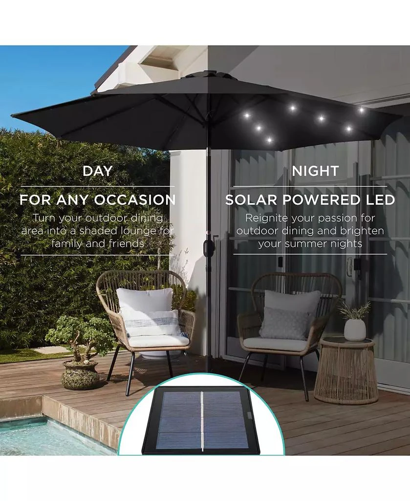extra large patio umbrella and stand Ainfox 15 ft Outdoor Patio Umbrella with Base, Extra Large Umbrella with  Crank - On Sale - Bed Bath & Beyond