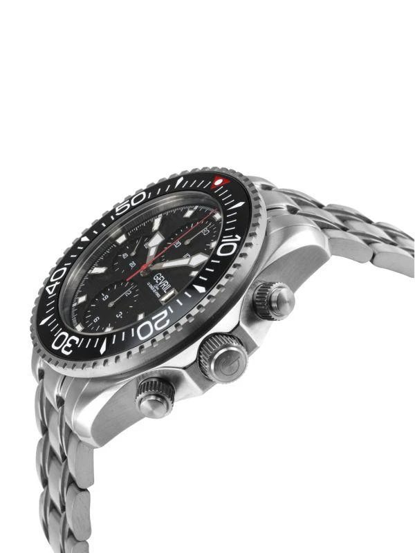 Gevril Hudson Yards 43MM Stainless Steel Bracelet Chronograph Watch 3