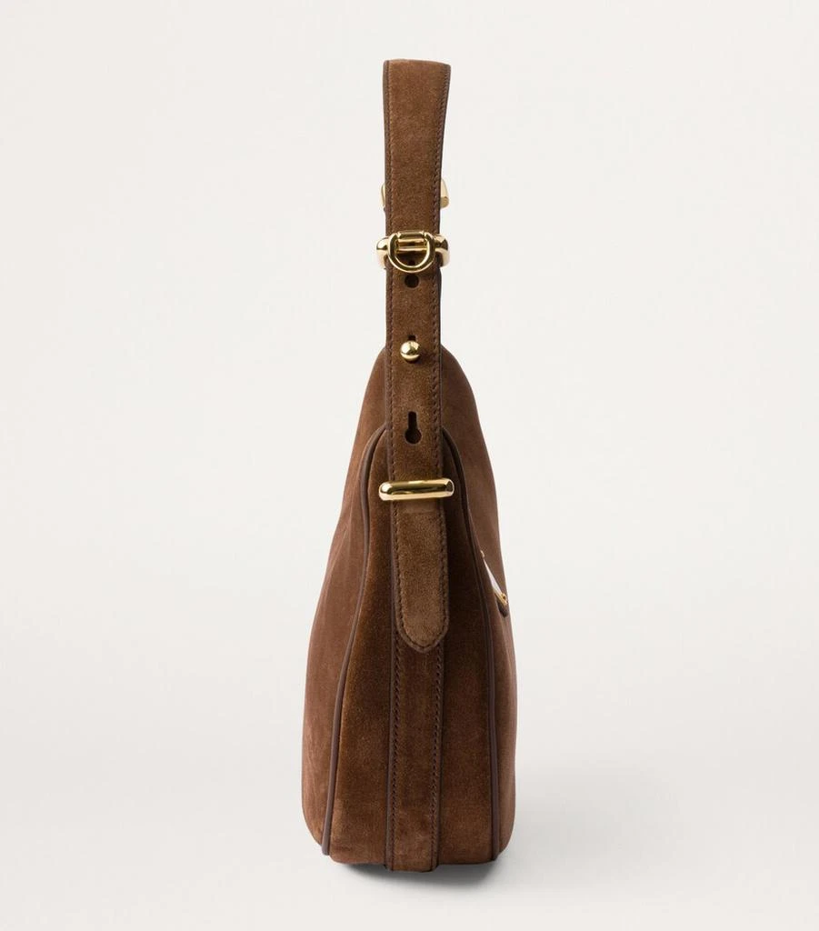 Prada Suede Arqué Shoulder Bag 5