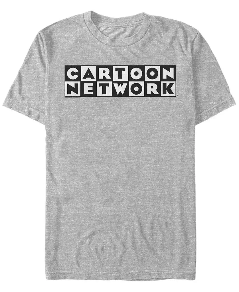 FIFTH SUN Men's official Cartoon Network Checkered Logo Short Sleeve T- shirt 1