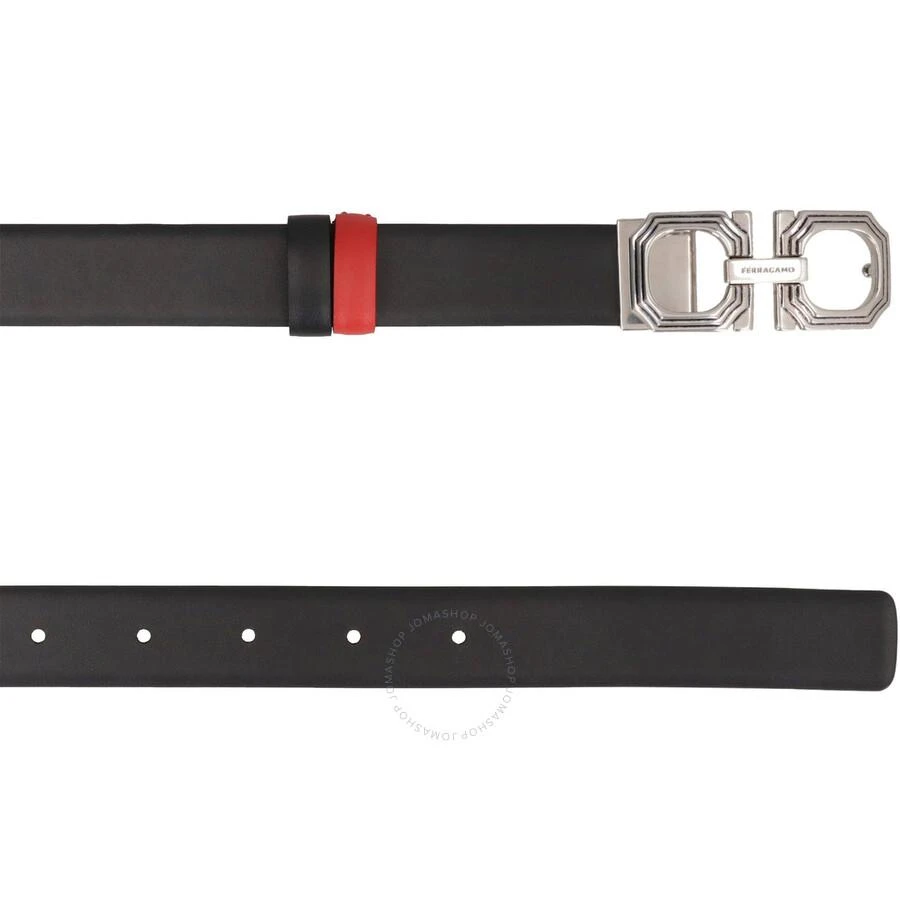 Salvatore Ferragamo Reversible Squared Pin Gancini Belt 2