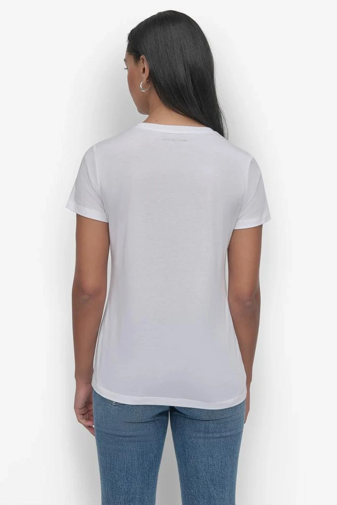 DKNY DKNY MIXED EMBELLISHMENTS LOGO TEE 2