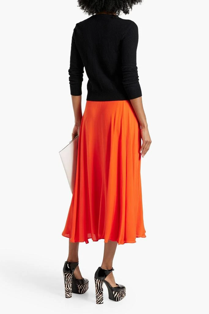 Valentino Silk-chiffon midi skirt 3