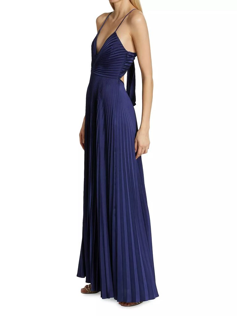 A.L.C. Aries Floor-Length Pleated Gown 4