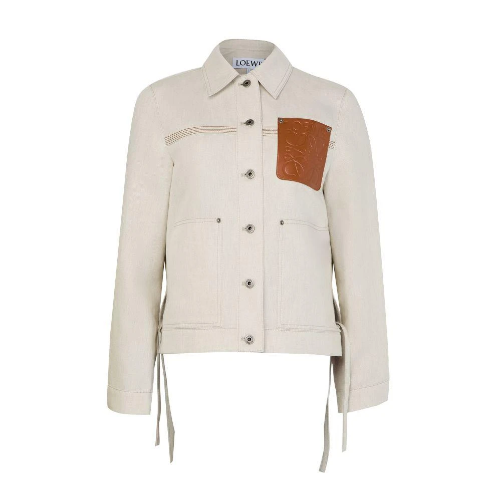 Loewe Workwear jacket in cotton and linen 4