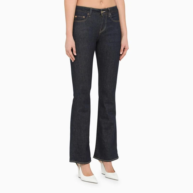 WASHINGTON DC Blue flared jeans in cotton 3