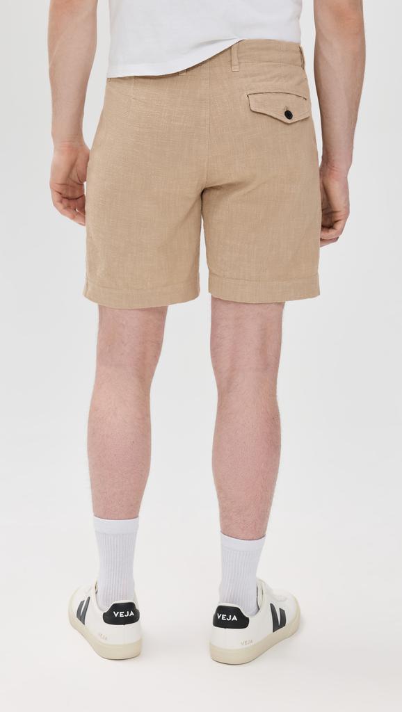 Billy Reid Slub Cotton Shorts