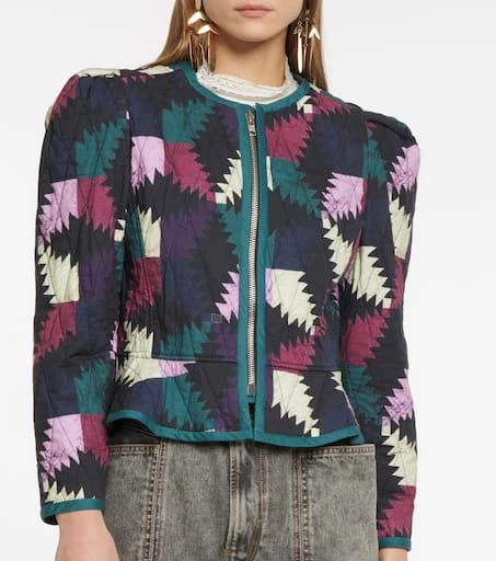 Marant Etoile Hafileal printed cotton jacket 5