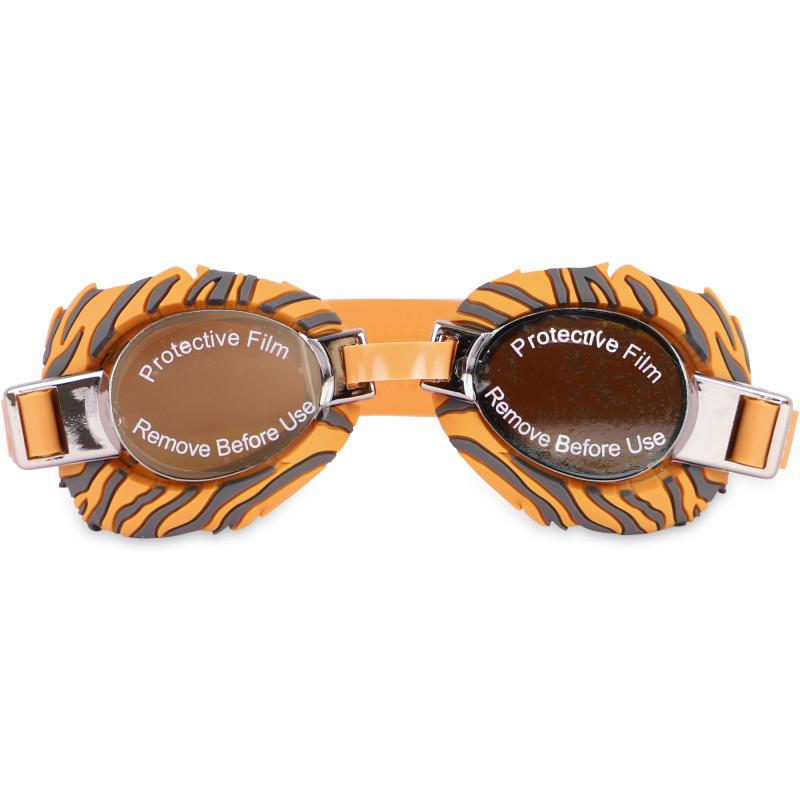 Sunnylife Tiger stripes ini swim goggles in orange