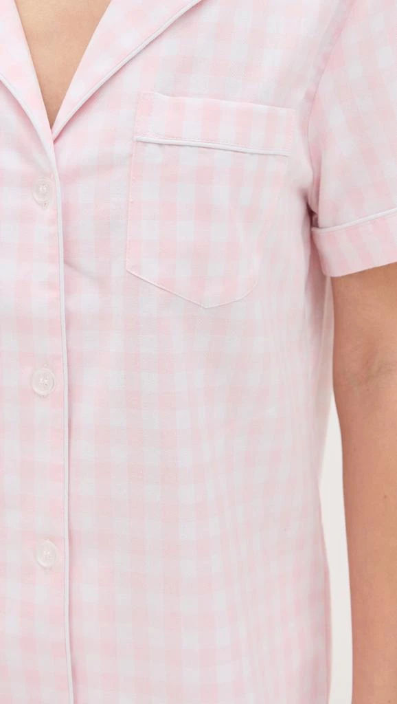 Petite Plume Gingham Shorts Pj Set 5