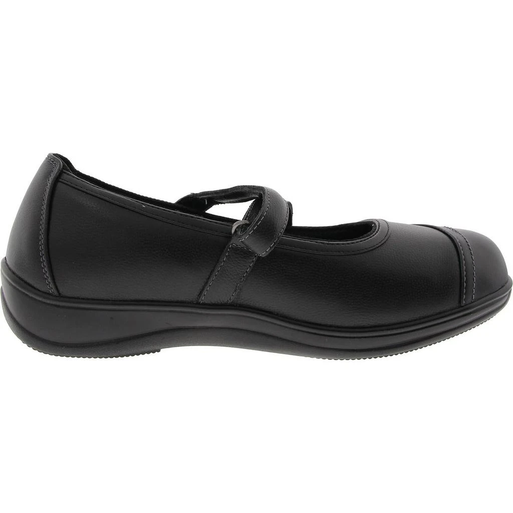 OrthoFeet Celina Womens Padded Insole Leather Mary Janes 2