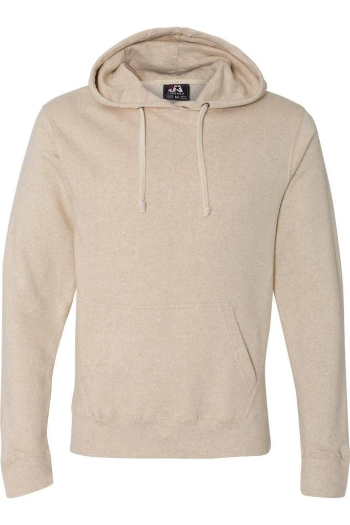 J America Triblend Fleece Hooded Sweatshirt 4