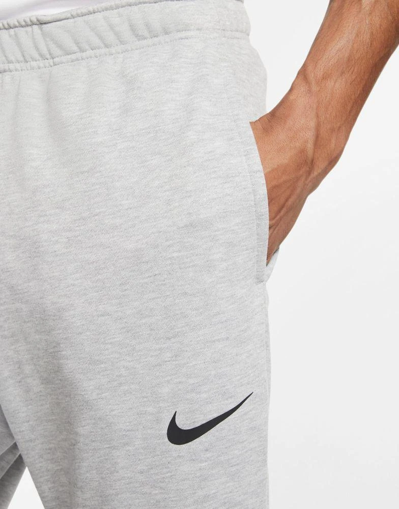 NIKE Nike Training Dri-FIT tapered fleece joggers in grey 2