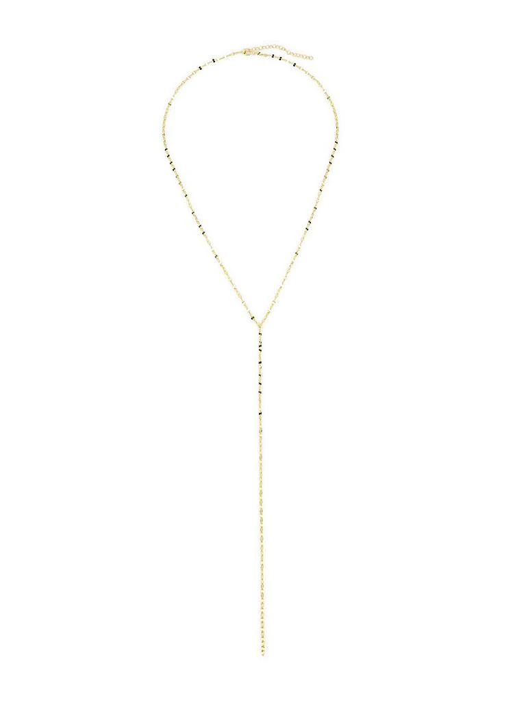 Shashi Rebecca 14K-Gold-Plated Lariat Necklace 4