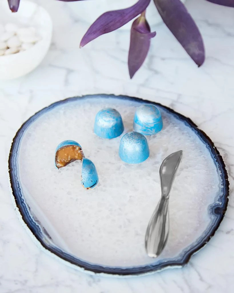 ANNA New York Ita Blue Cheese Plate & Forma Spreader 2